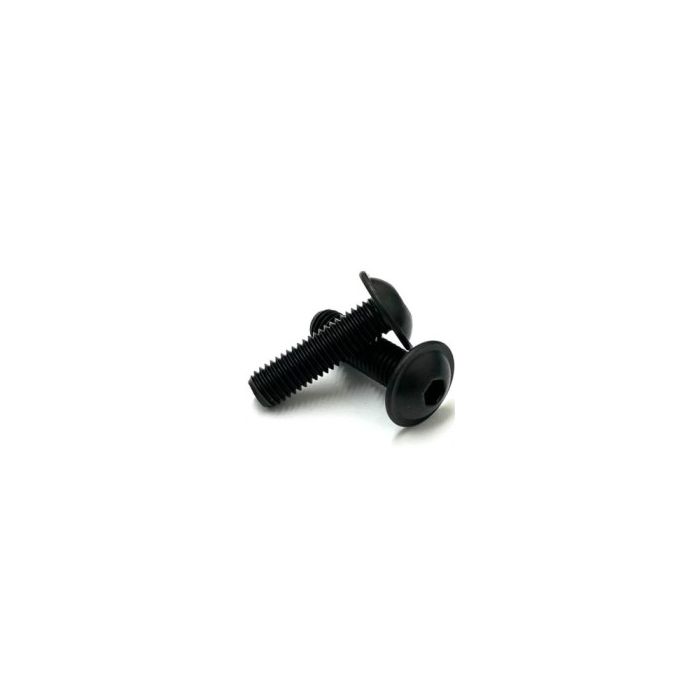 M5X16 FLANGE BUTTON HEAD SOCKET SCREW HIGH GRADE ALLOY STEEL GRADE 12.9 AUTO BLACK WRENCH KEY SIZE 3MM