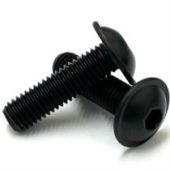 M10X30 FLANGE BUTTON HEAD SOCKET SCREW HIGH GRADE ALLOY STEEL GRADE 12.9 AUTO BLACK WRENCH KEY SIZE 6MM
